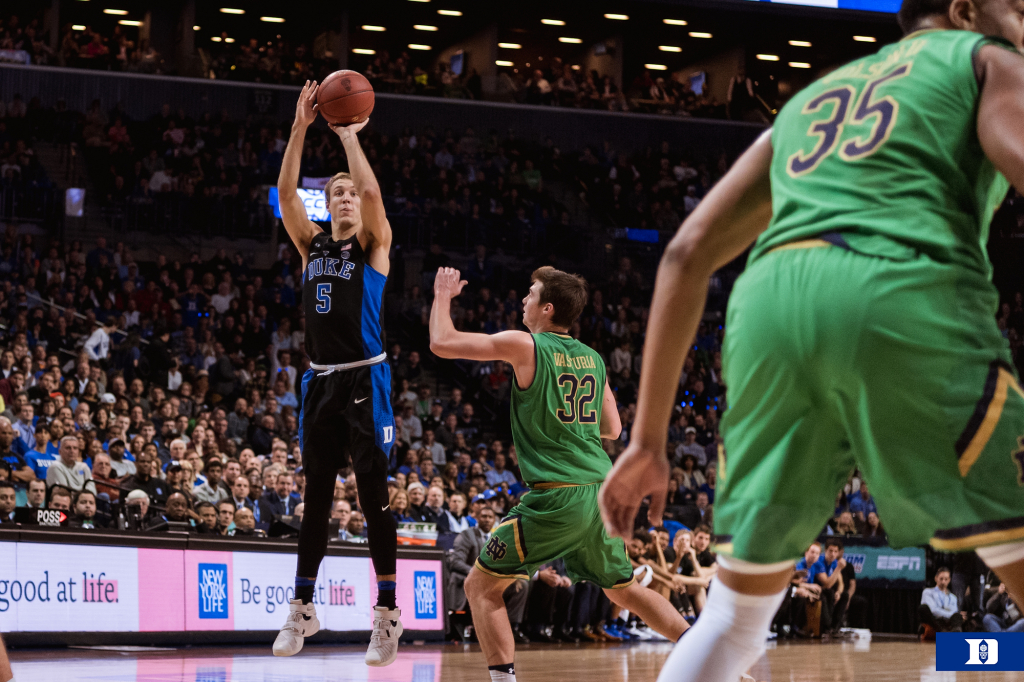 Duke Defeats Notre Dame and Becomes First No. 5 Seed To Win ACC Tournament and Wins 20th ACC Title&nbsp;Overall